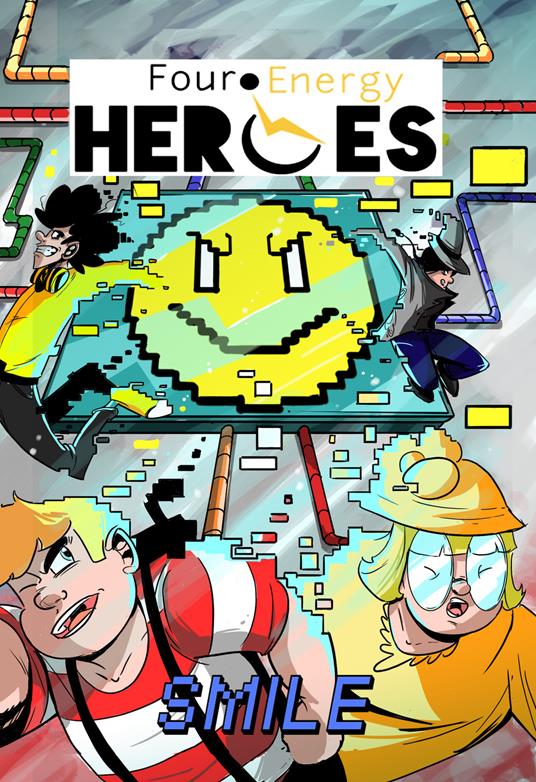 Four Energy Heroes. Smile - Andrea Giovalè - copertina