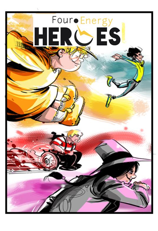 Four energy heroes. Vol. 1 - Andrea Giovalè - copertina