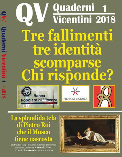 Quaderni vicentini (2018). Vol. 1 - copertina