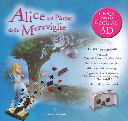 Alice nel paese delle meraviglie. Ediz. a colori. Con App. Con gadget - Lewis Carroll - copertina