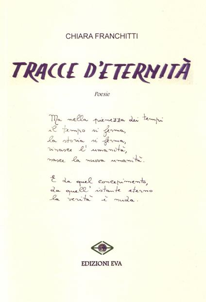 Tracce d'eternità - Chiara Franchitti - copertina