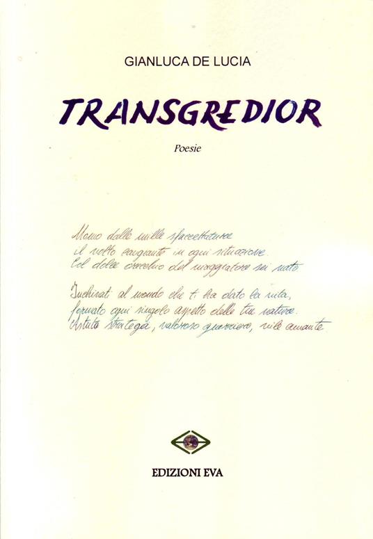 Transgredior - Gianluca De Lucia - copertina