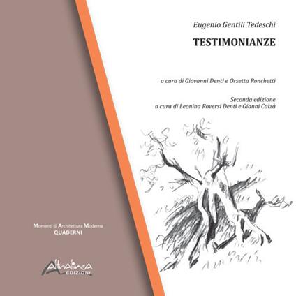 Eugenio Gentili Tedeschi. Testimonianze - copertina