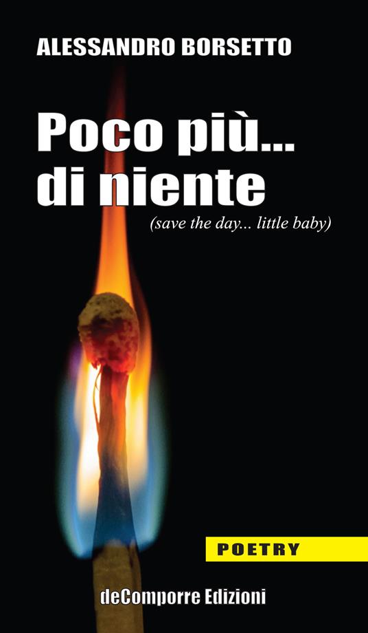 Poco più... di niente (save the day...little baby) - Alessandro Borsetto - copertina