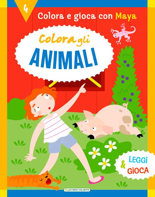 Colora gli animali - copertina