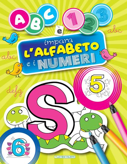 ABC e 123. Impara l'alfabeto e i numeri. Ediz. illustrata - Emanuela Carletti - copertina