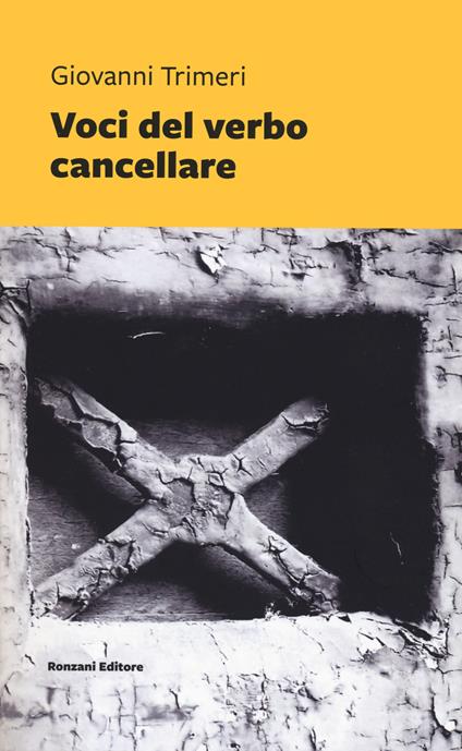 Voci del verbo cancellare - Giovanni Trimeri - copertina