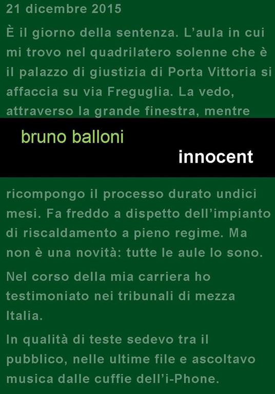 Innocent - Bruno Balloni - copertina