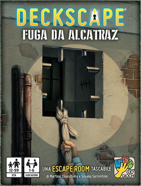 Deckscape. Fuga da Alcatraz. Gioco da tavolo