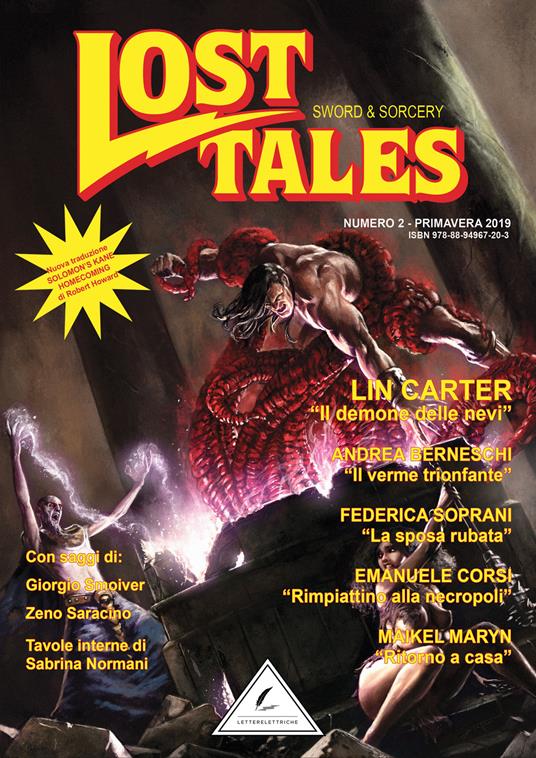 Lost tales. Digipulp magazine (2019). Ediz. illustrata. Vol. 2: Sword & sorcery. - copertina