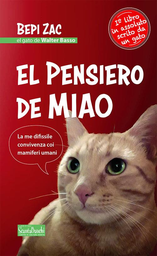 El pensiero de Miao. La me difissile convivensa coi mamiferi umani - Bruson - copertina