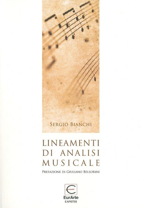 Lineamenti di analisi musicale - Sergio Bianchi - copertina