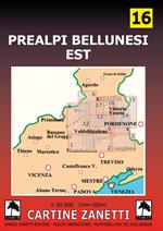 Prealpi bellunesi est 1:30.000