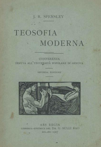 Teosofia moderna - James Richardson Spensley - copertina