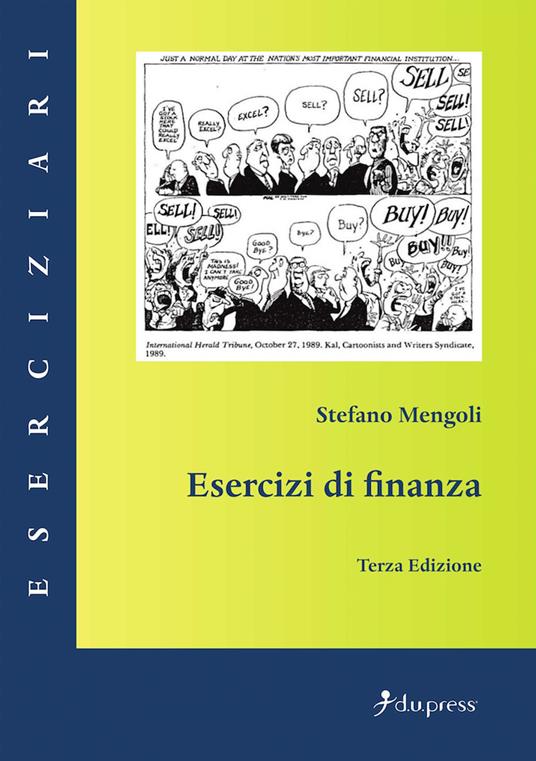 Esercizi di finanza - Stefano Mengoli - copertina