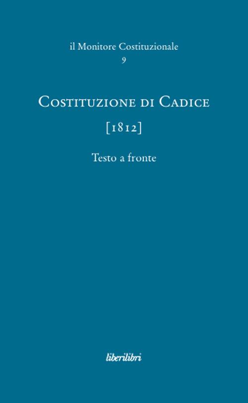 Costituzione di Cadice (1812) - copertina