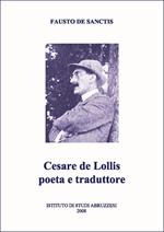 Cesare De Lollis poeta e traduttore