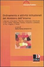 Ordinamento e attività istituzionali del Ministero dell'interno