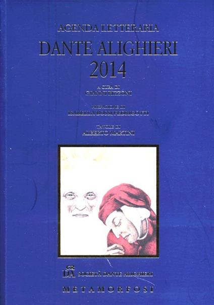 Agenda letteraria Dante Alighieri 2014 - copertina