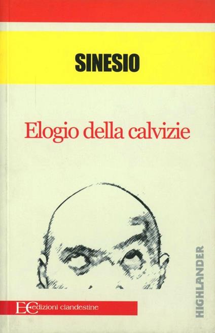 Elogio della calvizie - Sinesio di Cirene - copertina