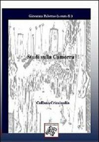 Studi sulla camorra - Giovanna Palermo - copertina