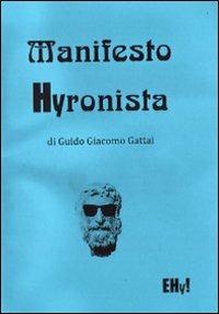 Manifesto hyronista. manifesto del movimento hyronista - copertina