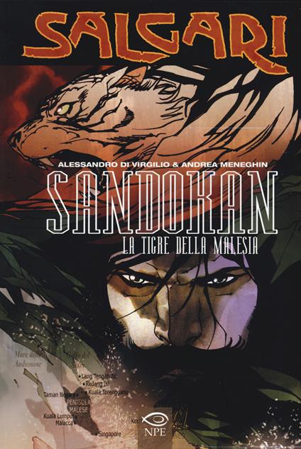  Salgari 1. Sandokan -  Alessandro Di Virgilio - copertina