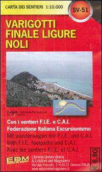 SV 51 Borgio Verezzi, Finale, Varigotti, Noli 1:10.000 - Stefano Tarantino - copertina