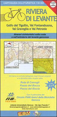 Cartoguida cicloturistica. Riviera di Levante. Ruta, Bocco, Biscia - Marco Fuoco - copertina