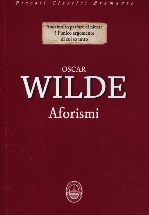 Aforismi - Oscar Wilde - copertina