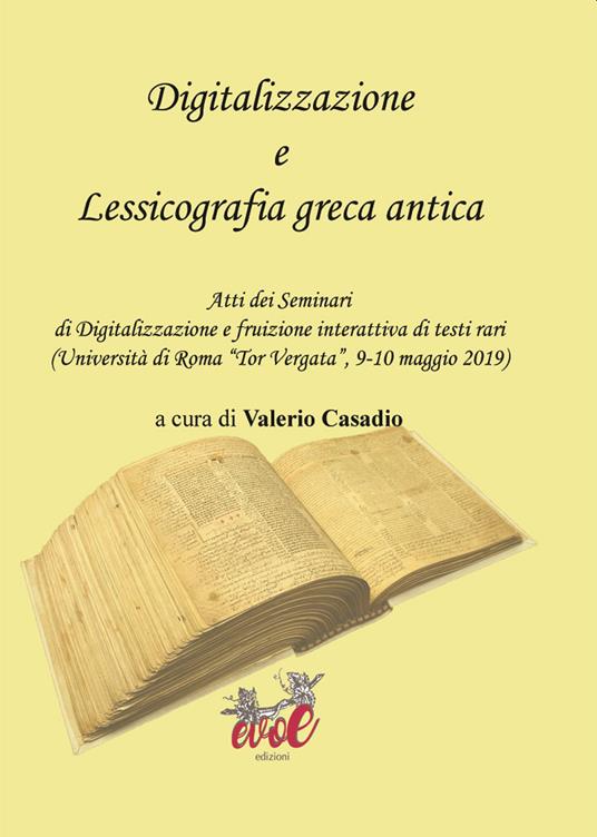 Digitalizzazione e lessicografia greca antica - copertina