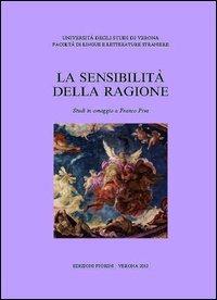 La sensibilità della ragione - copertina