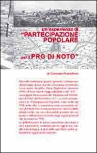 Un'esperienza di «partecipazione popolare per il PRG di Noto» - Corrado Fianchino - copertina