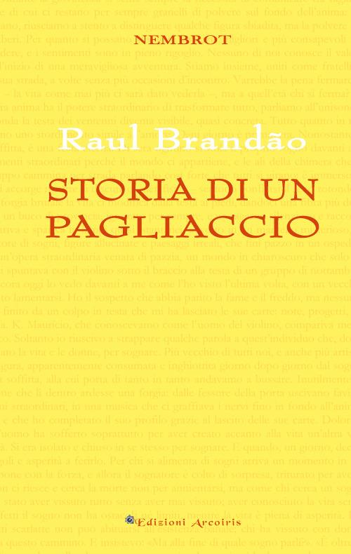 Storia di un pagliaccio - Raul Brandão - copertina