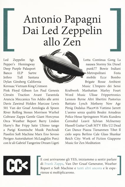 Dai Led Zeppelin allo Zen - Antonio Papagni - copertina