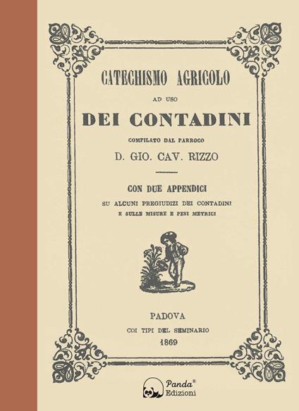 Catechismo agricolo ad uso dei contadini - Giovanni Rizzo - copertina