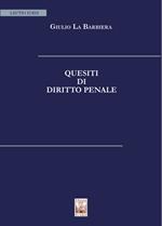 Quesiti di diritto penale