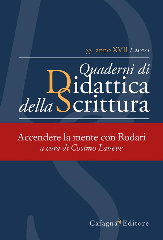 QdS. Quaderni di didattica della scrittura (2020). Vol. 33 - copertina