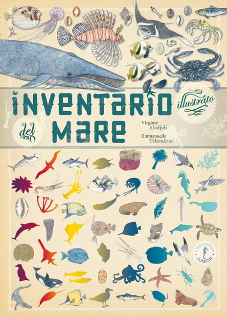 Inventario illustrato del mare - Emmanuelle Tchoukriel,Virginie Aladjidi - copertina