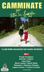 Camminate per tutta la famiglia. Vol. 3: Prealpi Trevigiane, Dolomiti, Cadore, Lago d'Iseo, Monti Lessini, Monte Baldo, Valsugana....