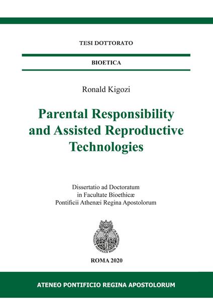 Parental responsibility and assisted reproductive technologies - Ronald Kigozi - copertina