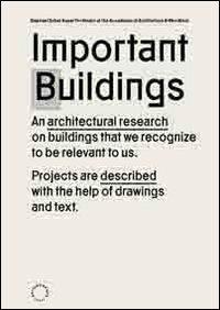 Important buildings. Con poster. Ediz. illustrata - Raphael Zuber - copertina