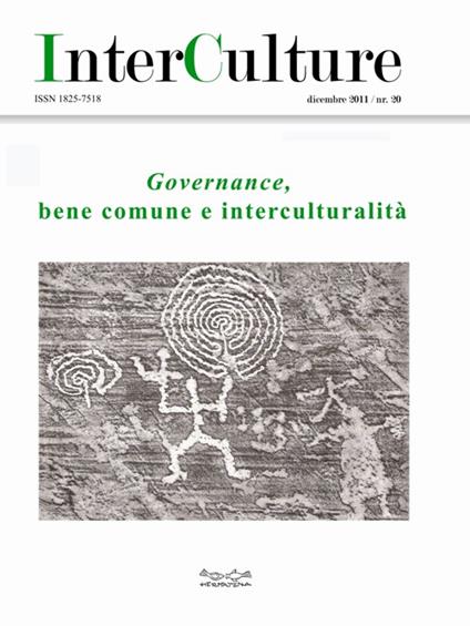 Governance. Bene comune e interculturalità - copertina