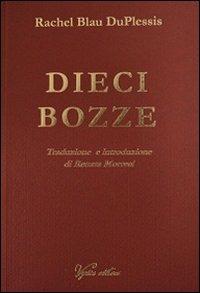 Dieci bozze - Rachel B. DuPlessis - copertina