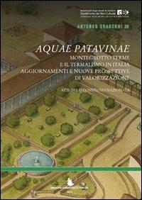 Aquae Patavinae. Montegrotto e il termalismo in Italia. Aggiornamenti e nuove prospettive di valorizzazione - copertina