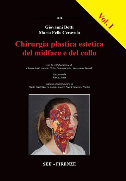 Chirurgia plastica estetica del midface e del collo. Ediz. illustrata. Vol. 1 - Giovanni Botti,Mario Pelle Ceravolo - copertina