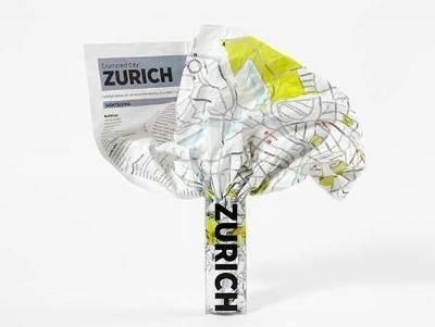 Crumpled city map. Zurich - copertina