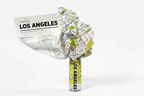 Crumpled city map. Los Angeles - copertina