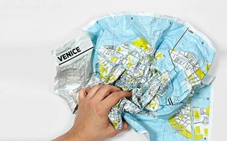 Crumpled city map. Los Angeles - 5