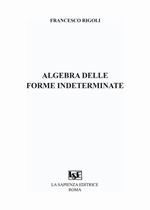 Algebra delle forme indeterminate